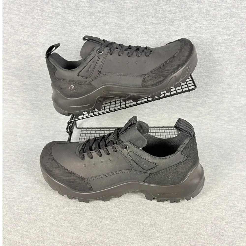 ECCO Offroad M Black Waterproof‎ Hiking Sneakers Shoes 822354 51052 Mens 10-10.5
